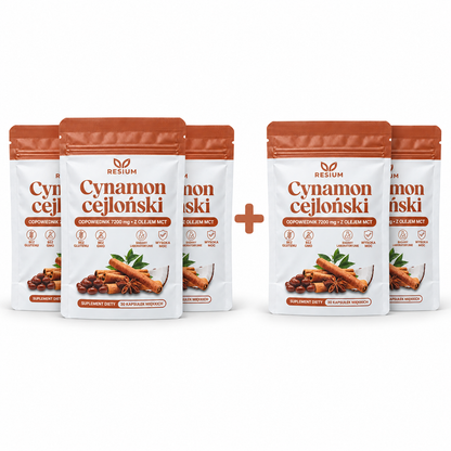 RESIUM Cynamon cejloński, zestaw 3+2 (5 opakowań)