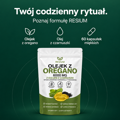RESIUM Olejek z oregano, kapsułki